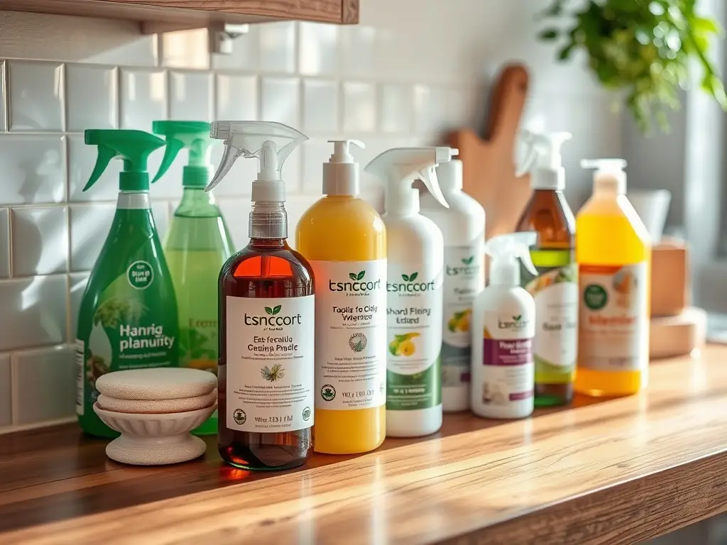 Eco-friendly cleaning products used by Two Girls N Broom LLC.